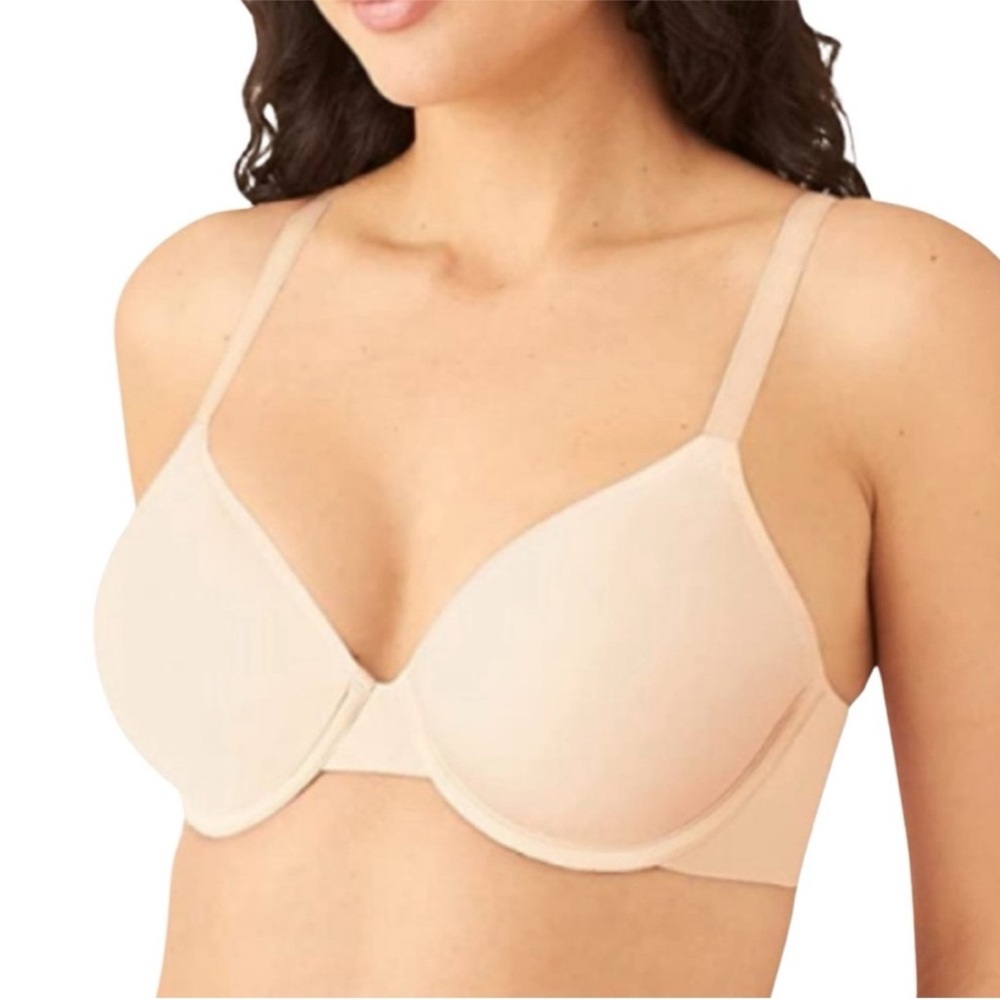 10/$25🦋 Gilligan & O'Malley Cream Underwire T-Shirt Demi Bra - Size 38D